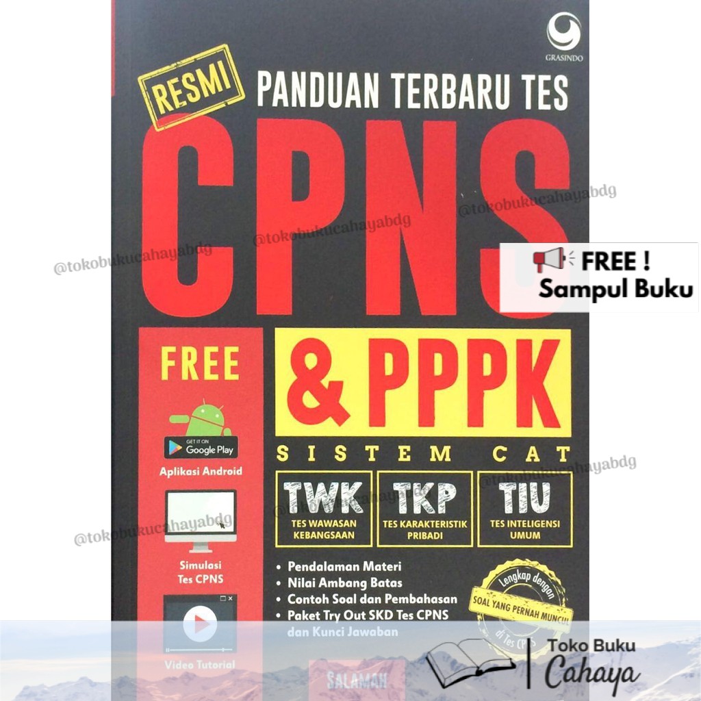Panduan Terbaru Tes Cpns & Pppk Sistem Cat Grasindo Original 100%