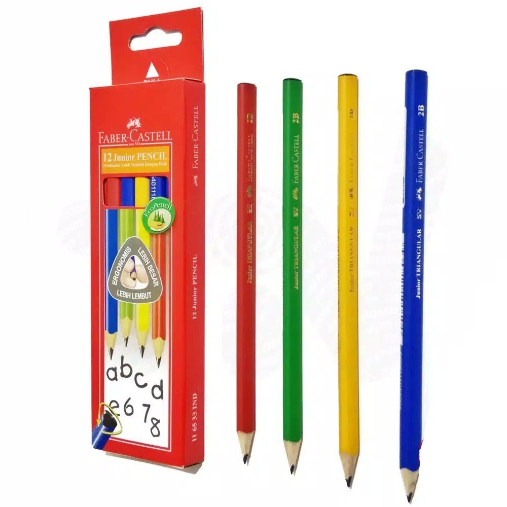 

Pre School Grip Junior Pencil Pensil Faber Castell / Pensil Faber Castell (1pcs)
