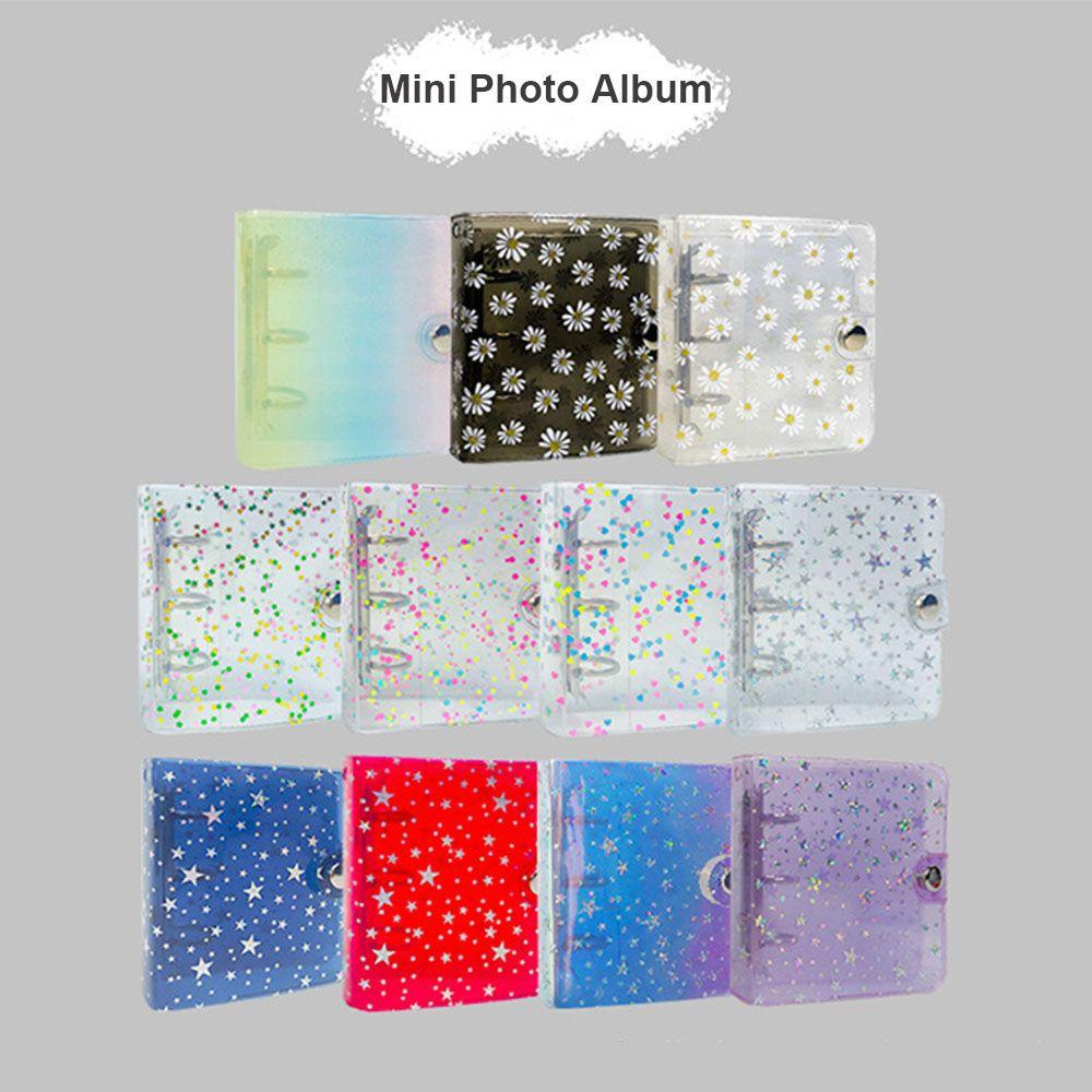 TOP Album Foto Mini Portable Photocard Sleeves Gambar Penyimpanan1/2/3 inch Kartu Organizer Photocard Collect