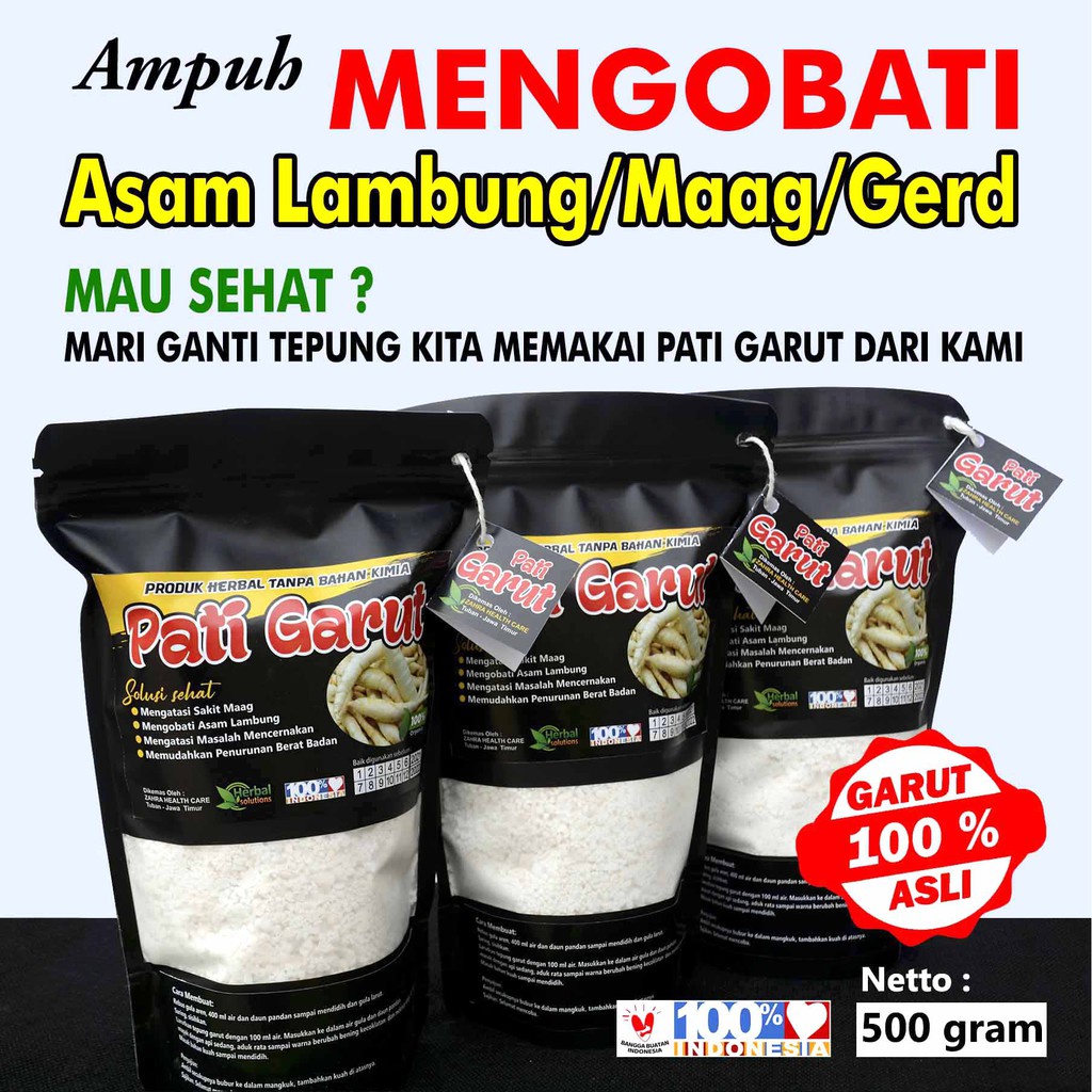 

Tepung Pati Garut Maag Asam Lambung Sereal Umbi