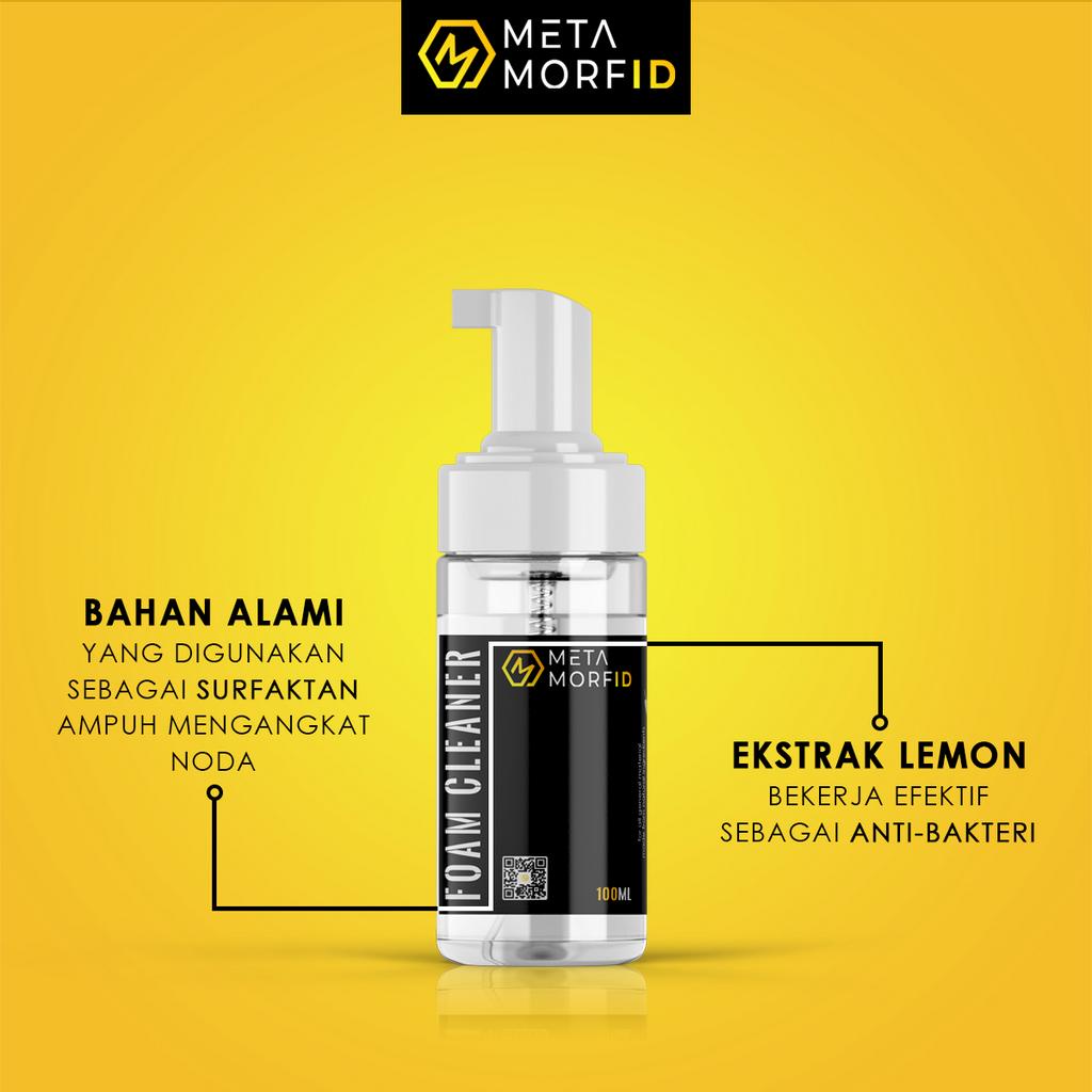 Metamorfid Shoes Cleaner Foam / Cairan Sabun Pembersih Sepatu 100ml