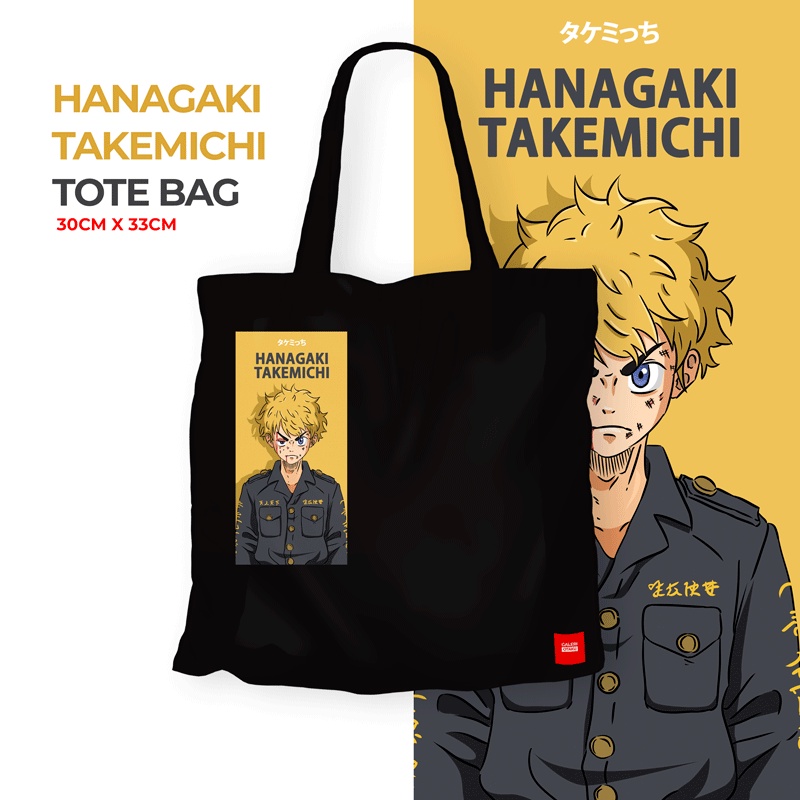 TOKYO REVENGERS Totebag Kanvas Anime Takemichi / Sano Manjiro / Totebag Anime / Totebag Resleting Kanvas Premium