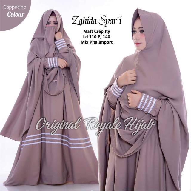 GAMIS MODERN ZAHIDA SYARI ORI ROYALE