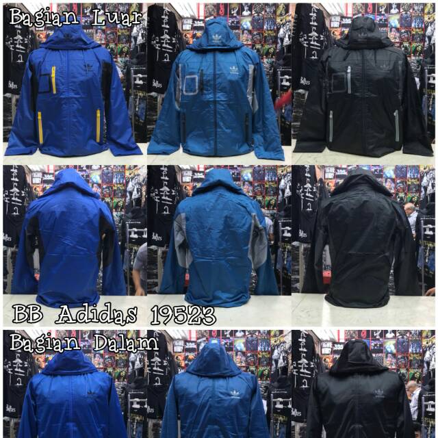 Jaket Adidas Bolak Balik