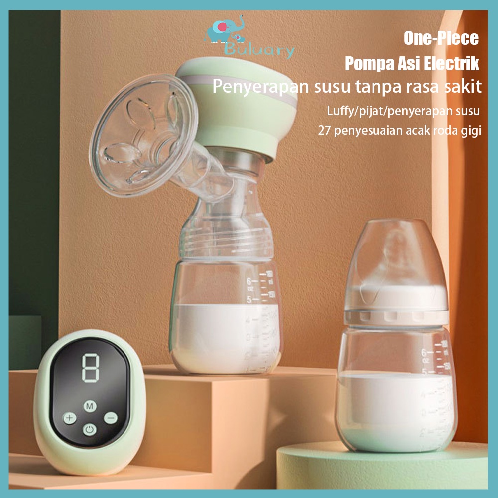 Buluary Pompa asi elektrik kecepatan tinggi breast pump electric bahan silikon BPA free