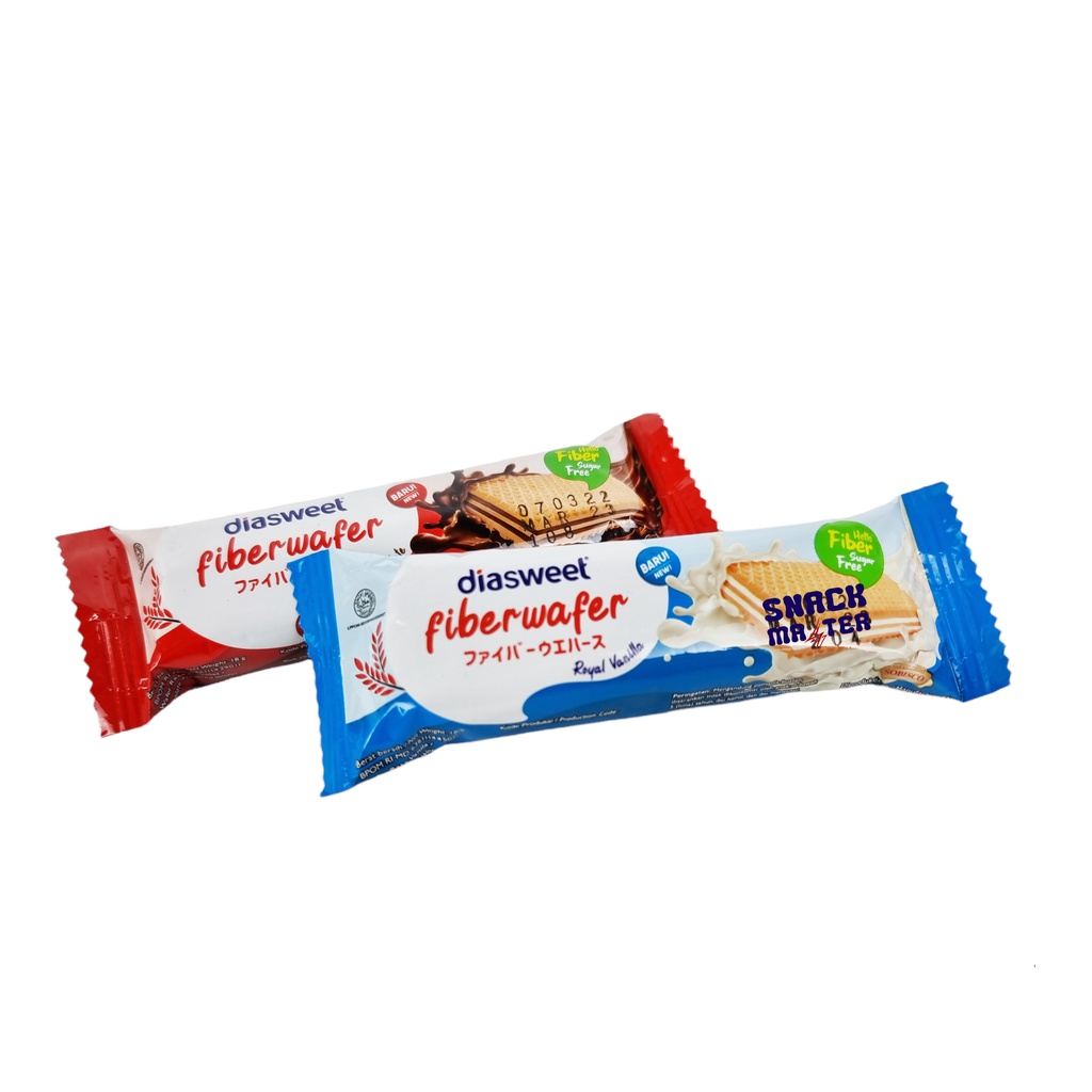 

Diasweet Fiber Wafer High Fiber Sugar Free - Netto 18gr