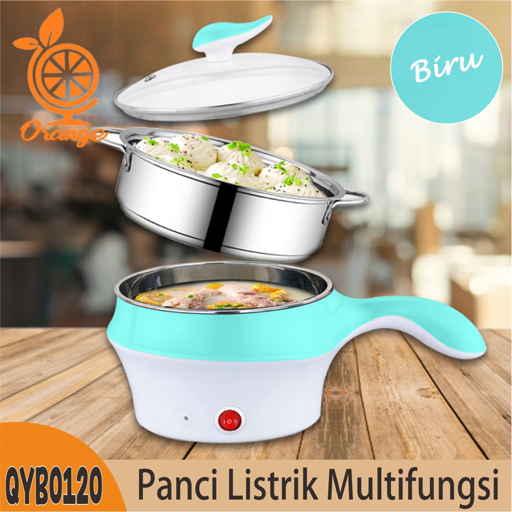 Produk Baru Panci Elektrik Multifungsi Electric Fry Pan Panci Listrik Lapis Keramik Qyb0120