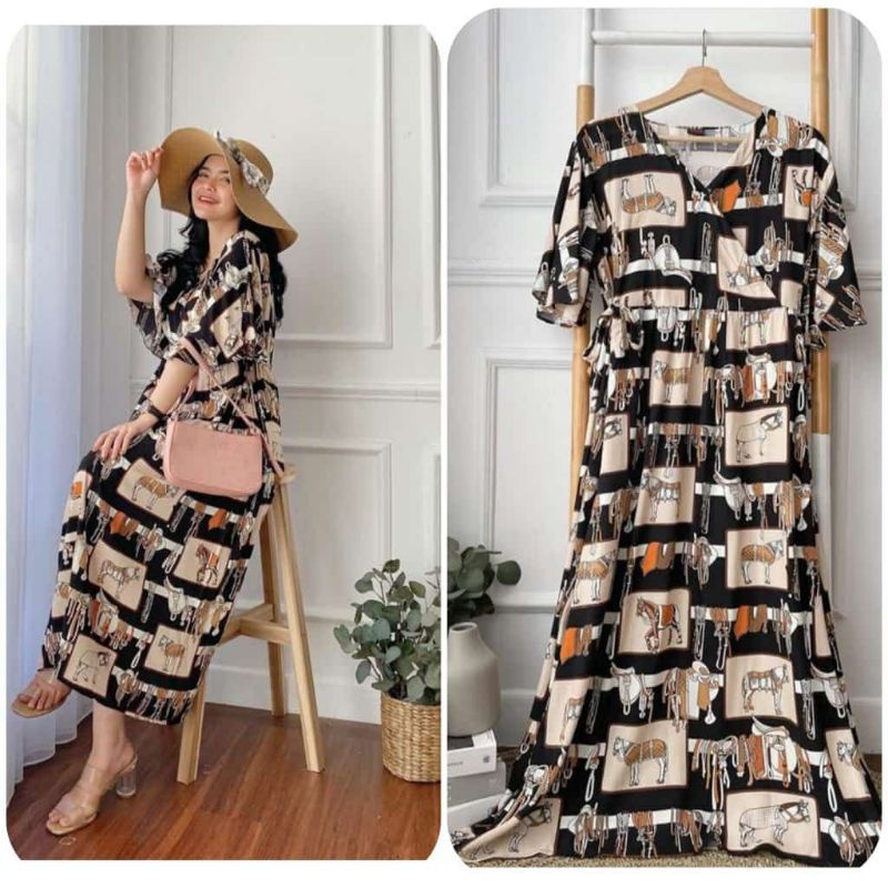 Daster Kekinian//Daster Kimono Tali Samping