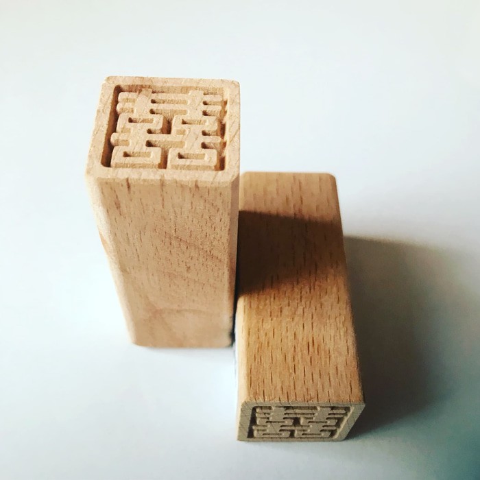 

Stempel Kayu Xuang shi Suang shi Bak Pao Huat Kue Chinese Fortune Cake