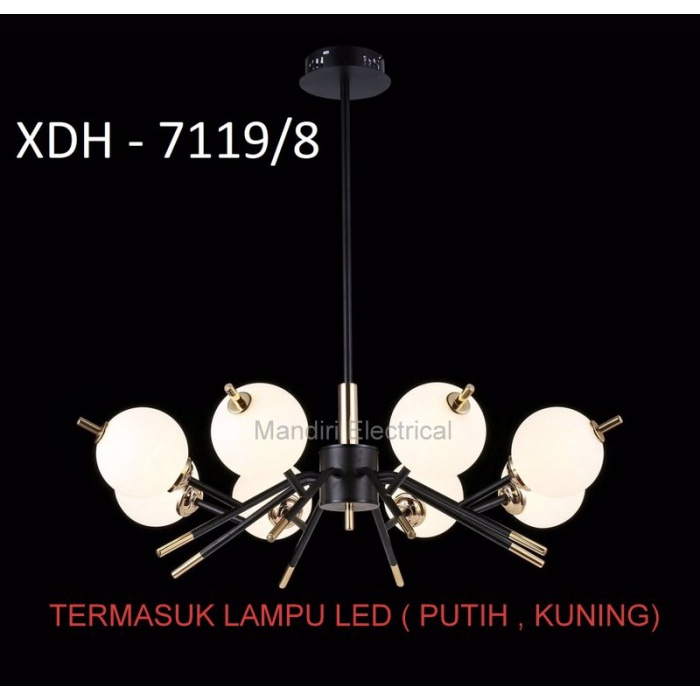 Lampu Gantung Modern minimalis Ruang Tamu Vintage Dekorasi - 7119