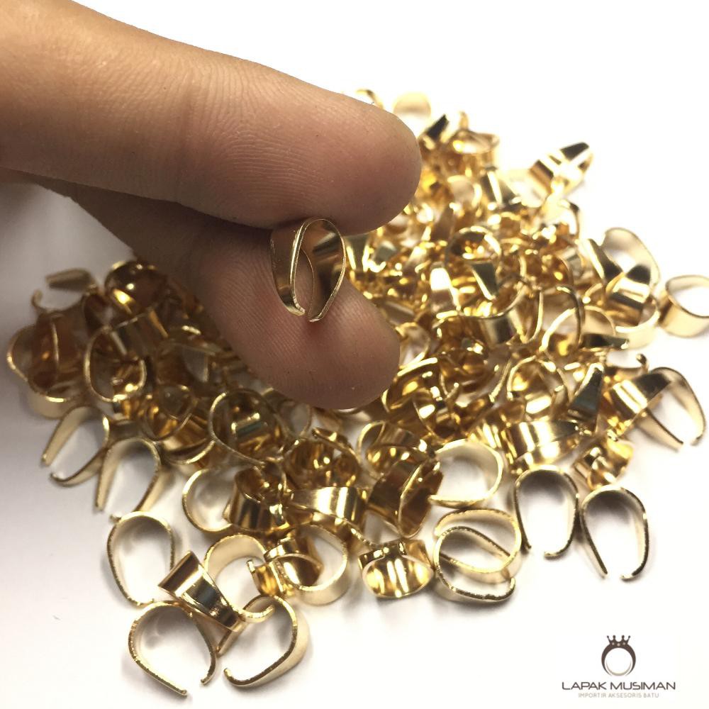 [Bayar di Tempat] JEPITAN LIONTIN TITANIUM GOLD
