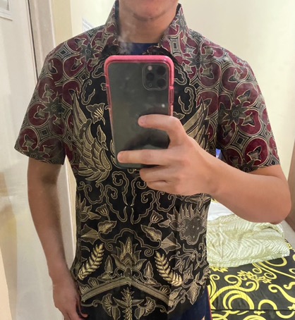 Maginot Kemeja Batik Pria Arjuna-ss Lengan Pendek