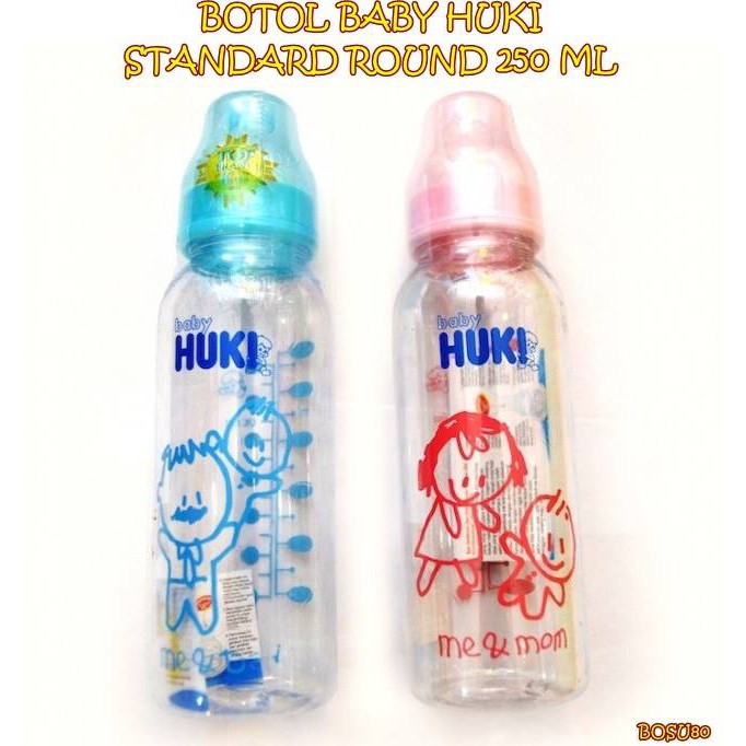 BOSU80 BOTOL BABY HUKI STANDARD ROUND 250 ML CI0034