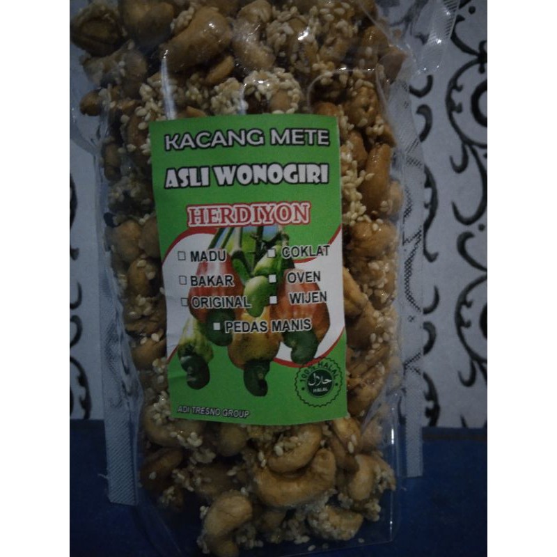 

KACANG METE 500gr wijen madu asli wonogiri HERDIYON