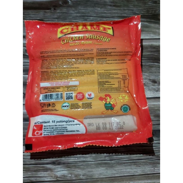 

CHAMP SOSIS ayam 375 gram chicken sausage