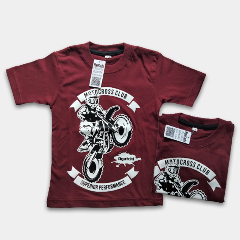 Baju Anak / Kaos Anak Distro Agatchi - Motocross / Motor Cross / Trail