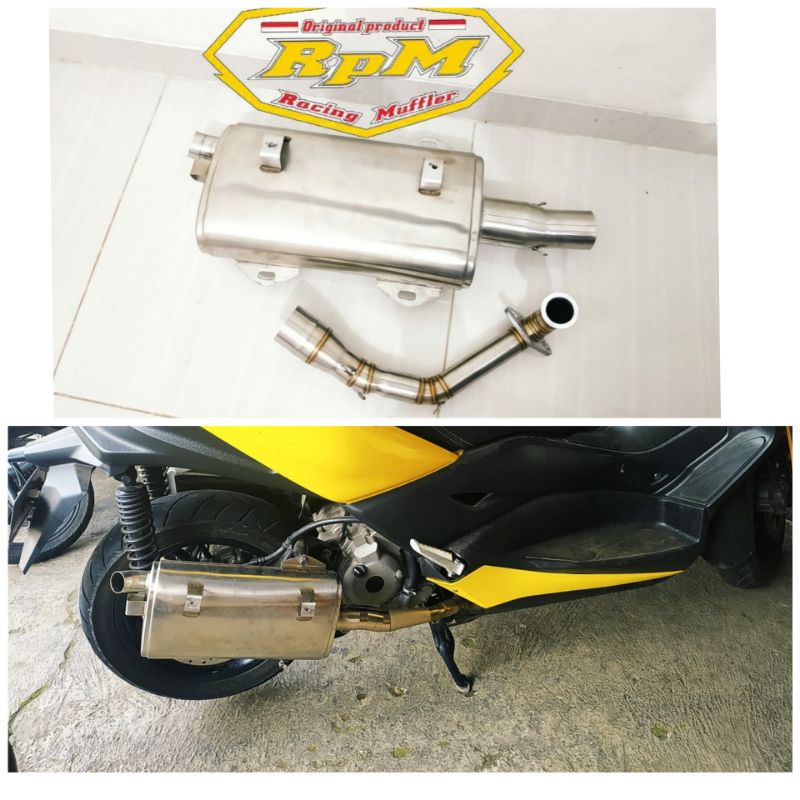 Knalpot XMAX 250 Stainles Original RPM Type standar racing XMAX 250