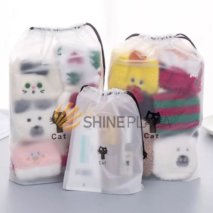 

Mini Cat String Bag - Kantong Serut Lucu Serbaguna