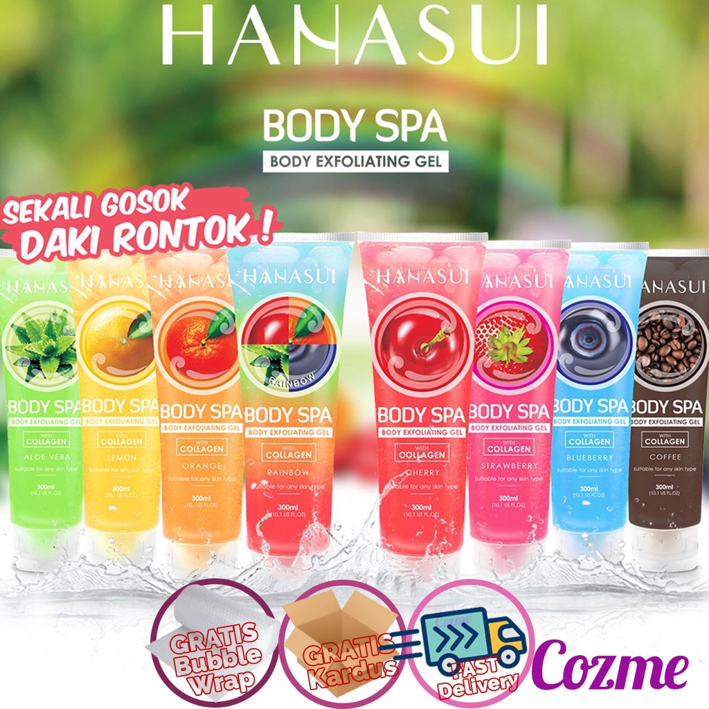 HANASUI COLLAGEN BODY SPA Exfoliating Gel 300mL Shopee  