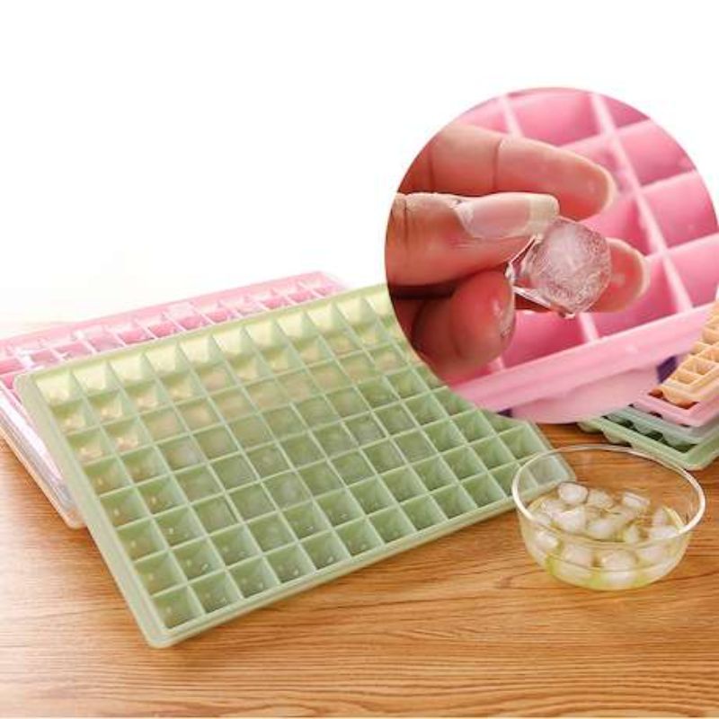 Cetakan es batu kotak kubus diamond jelly ice cube tray 60 grid cetakan puding 60 sekat serbaguna