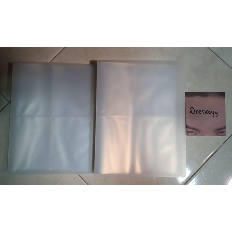 COLLECT BOOK PHOTOCARD TRANSPARAN 4P 4 KOTAK