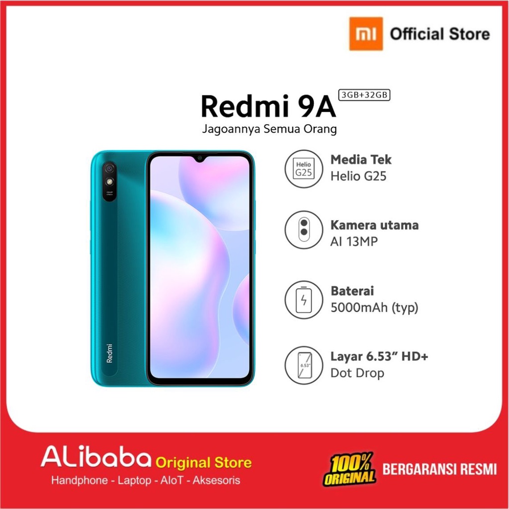Redmi 9A (2GB+32GB) / (3GB+32GB) Garansi Resmi-3