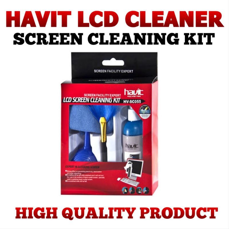 HAVIT LCD CLEANER / LCD CLEANER STANDART -  SCREEN CLEANING KIT FOR NOTEBOOK / PC / CAMERA DIGITAL