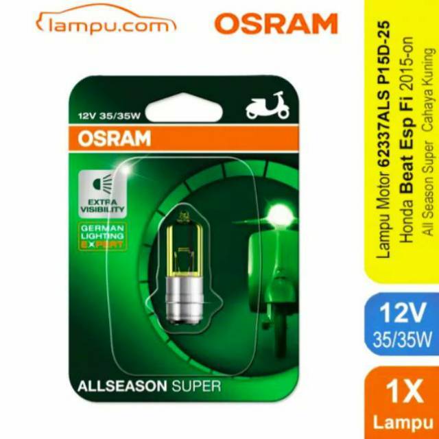 Osram Lampu Depan All Season Super 12V-35-35W Kaki 1