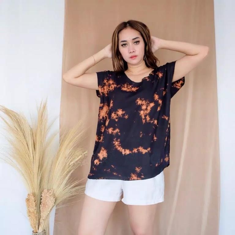 BAJU WANITA TIE DYE | ATASAN WANITA TIE DYE BALI