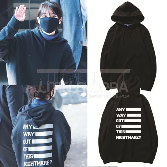 LOP756 JACKET HOODIE KPOP IU ANY WAY OUT OF THIS NIGHTMARE PREMIUM