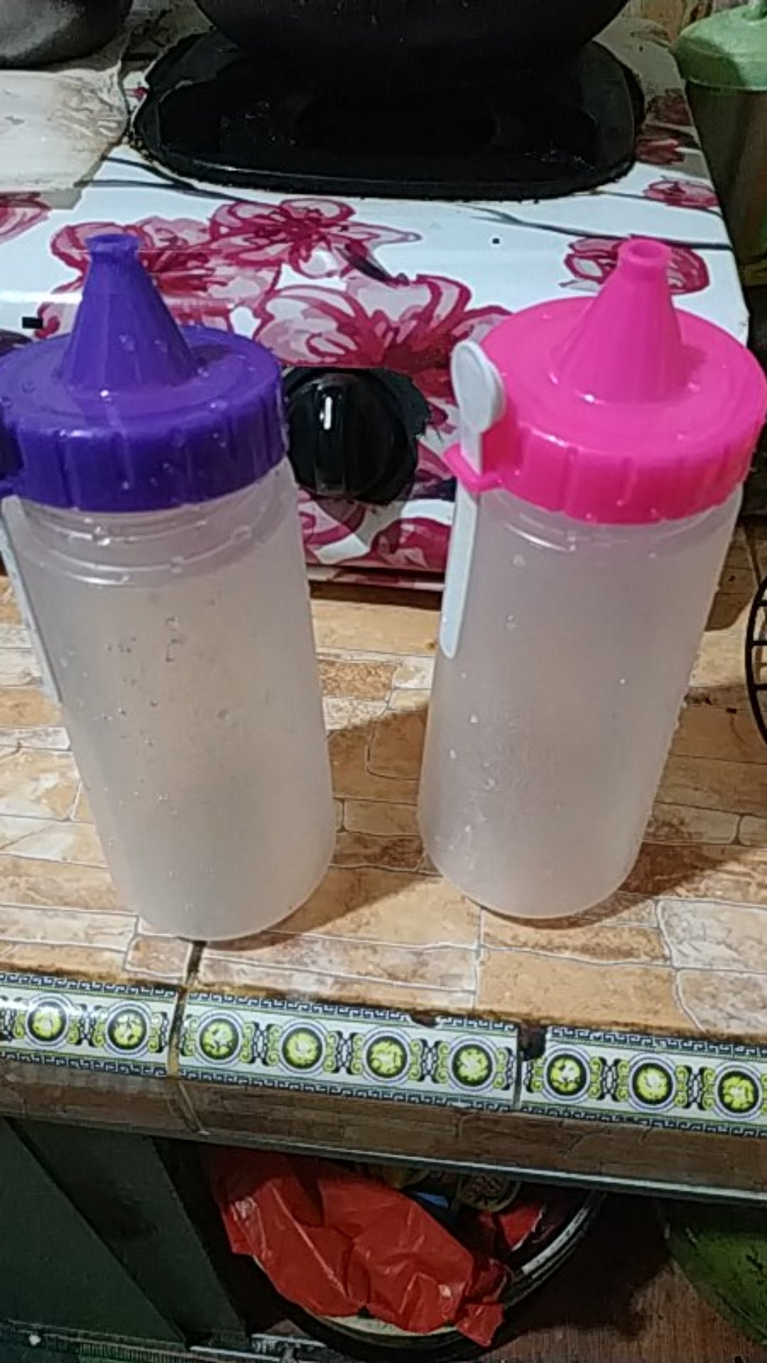 89hl011 Botol Kecap / Shoyuu 500ml Tutup Warna