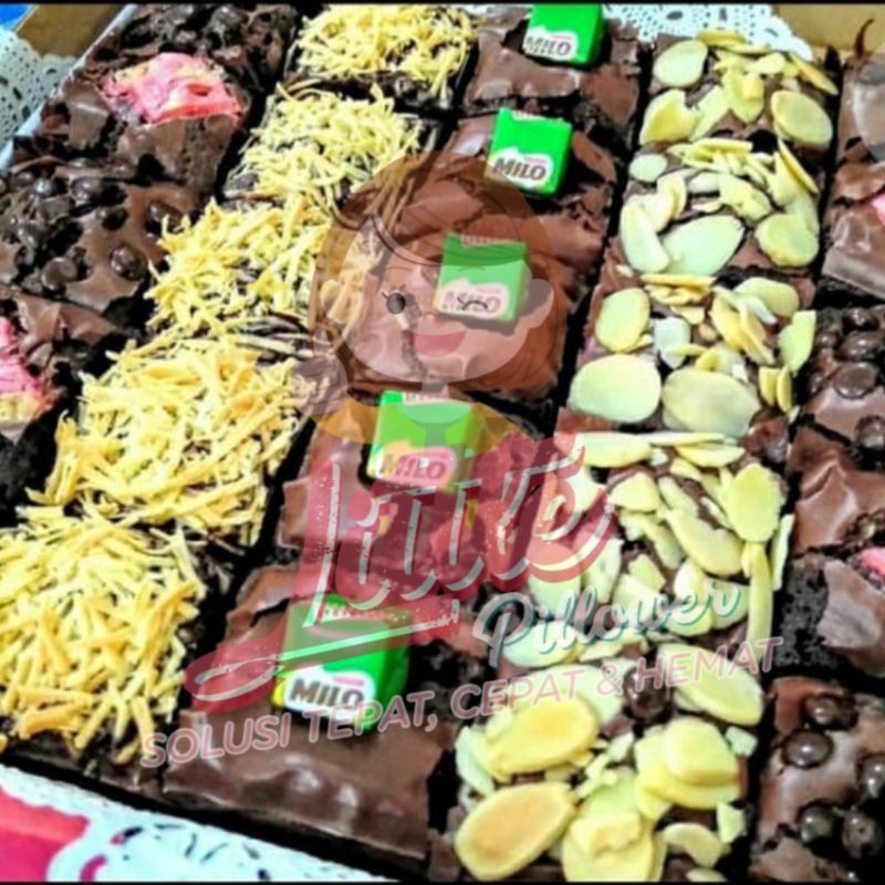 ( LOYANG SEKAT20X20 ) Loyang Brownies sekat 20x20 Kualitas Tebal/ Loyang Brownis Panggang