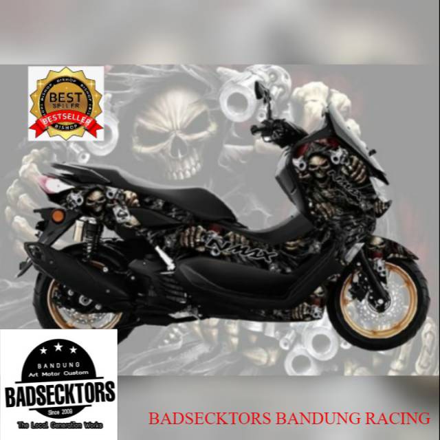 Decal New NMAX Sticker full body Grim Reaper keren