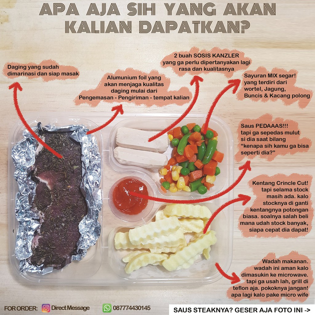 

Meltique Beef Marinade / Daging Marinade siap Masak / Daging Steak Mentah (Pre-Order)