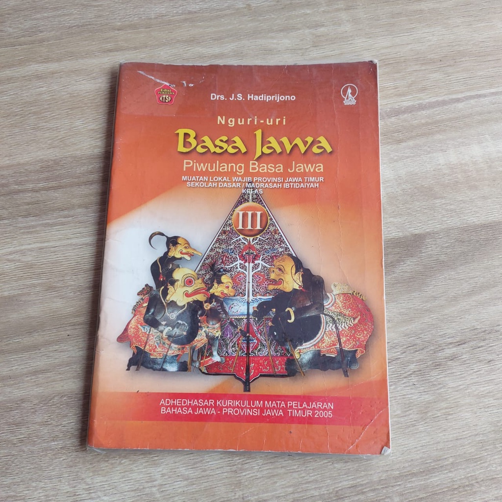 

BUKU BASA JAWA PIWULANG BASA JAWA KELAS 3 KANISIUS
