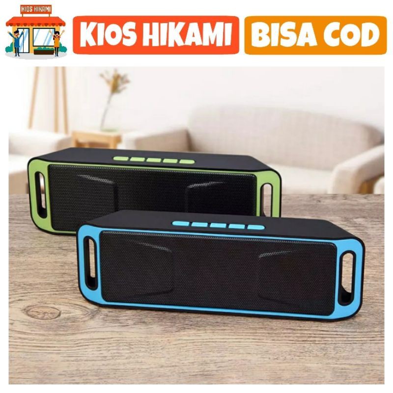 Speaker Bluetooth Megabass Stereo A2DP S208 Multimedia Portable Wireless Murah COD-6