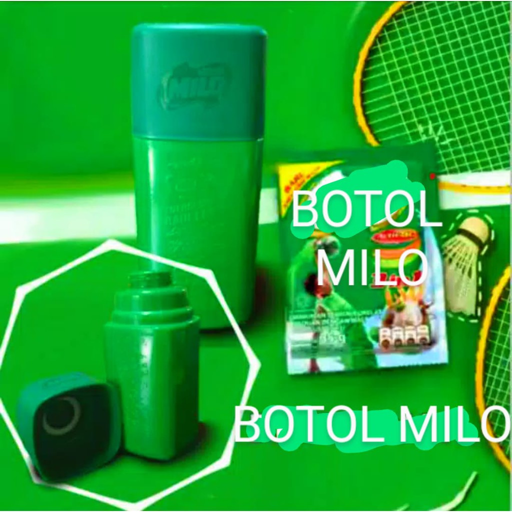 Botol minum  MILO / Botol  MILO/Botol minum hijau