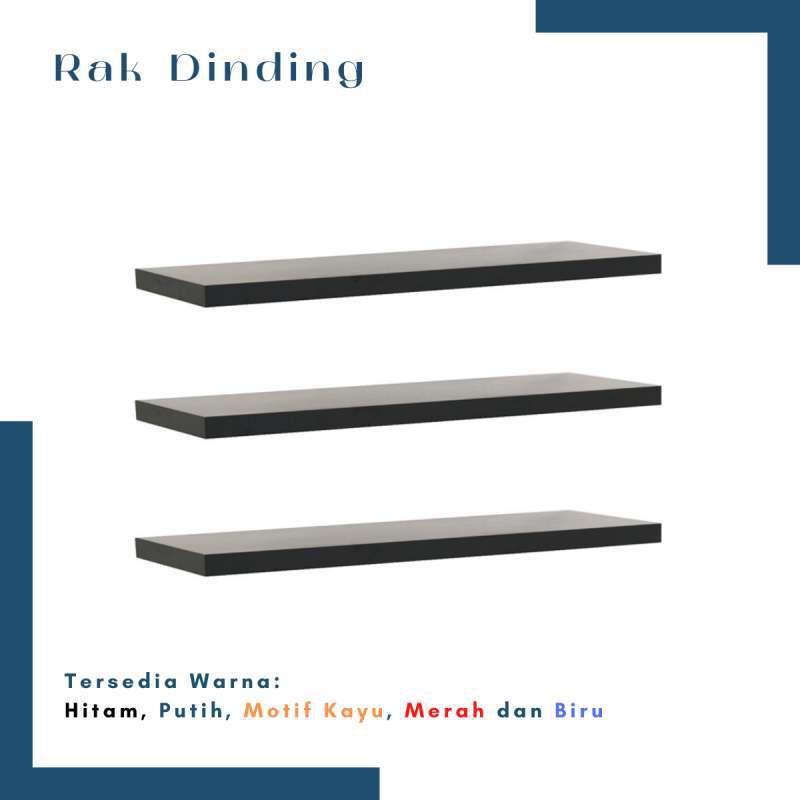 Promo Rak Dinding SLIM (1 Set 3 Pc) UK 40 40 40 Rak Dinding Minimalis Ambalan Rak Dinding Tempel