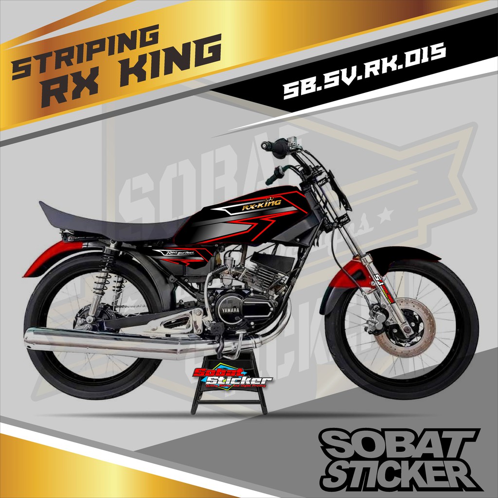 Striping RX KING -  Sticker Striping Variasi list Yamaha RX KING 015
