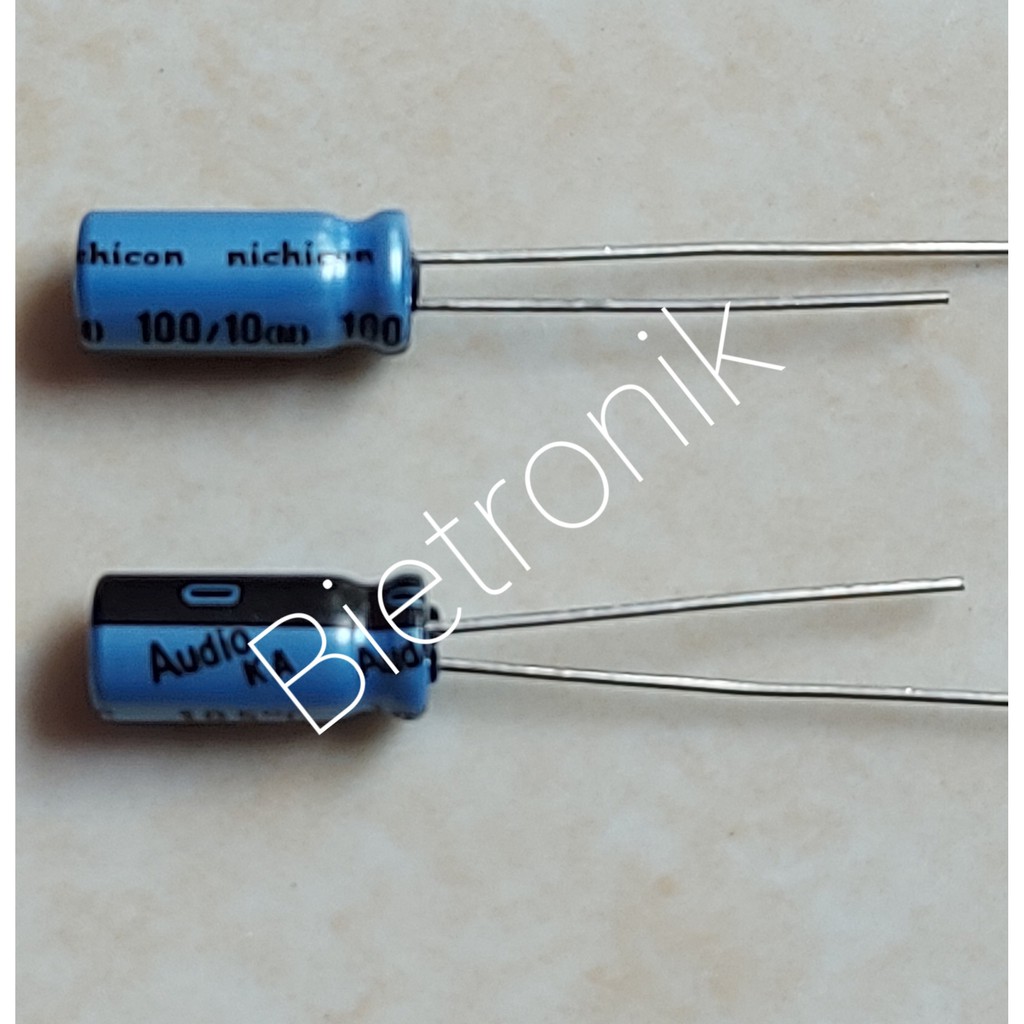 Kapasitor 100uF 10V UKA1A101MDD Original Nichicon