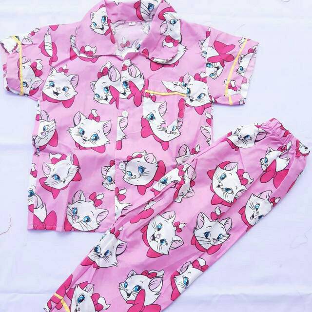 Baju Tidur Piyama Anak 1-5 Tahun Bisa Pilih Motif Bunsay