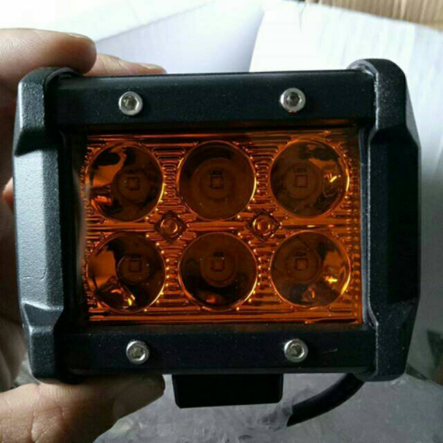 Lampu Sorot Kabut Lampu Tembak LED Petak Kuning