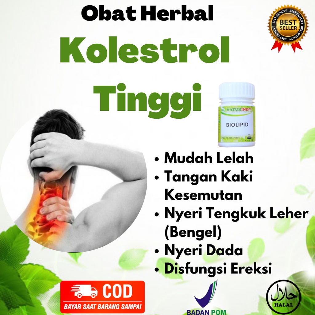 Jual Obat Kolesterol Kolestrol Lemak Dalam Darah Trigliserida Kaku