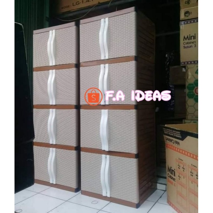 LEMARI PLASTIK CLUB MINI SUSUN 5 SUSUN 4 SUSUN 3 LEMARI BAJU MURAH BANDUNG