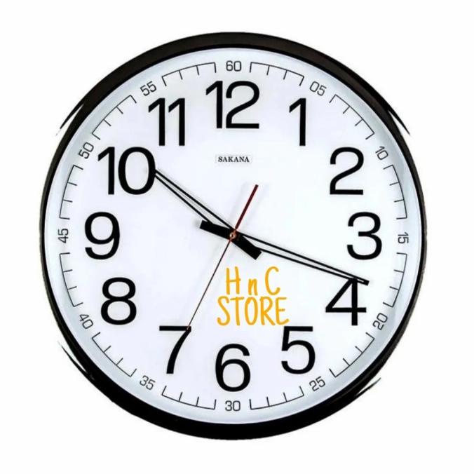 Ukuran X-tra Besar Diameter 50cm, Jam Dinding Sakana 715 Ori tersedia stok