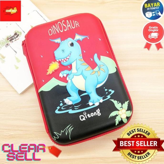 

KOTAK PENSIL ANAK MOTIF DINOSAURUS / PERALATAN TULIS / KOTAK PENSIL DFD6546E