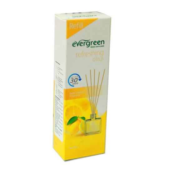 Evergreen Reed Diffuser Refreshing Citrus Refill 30ml