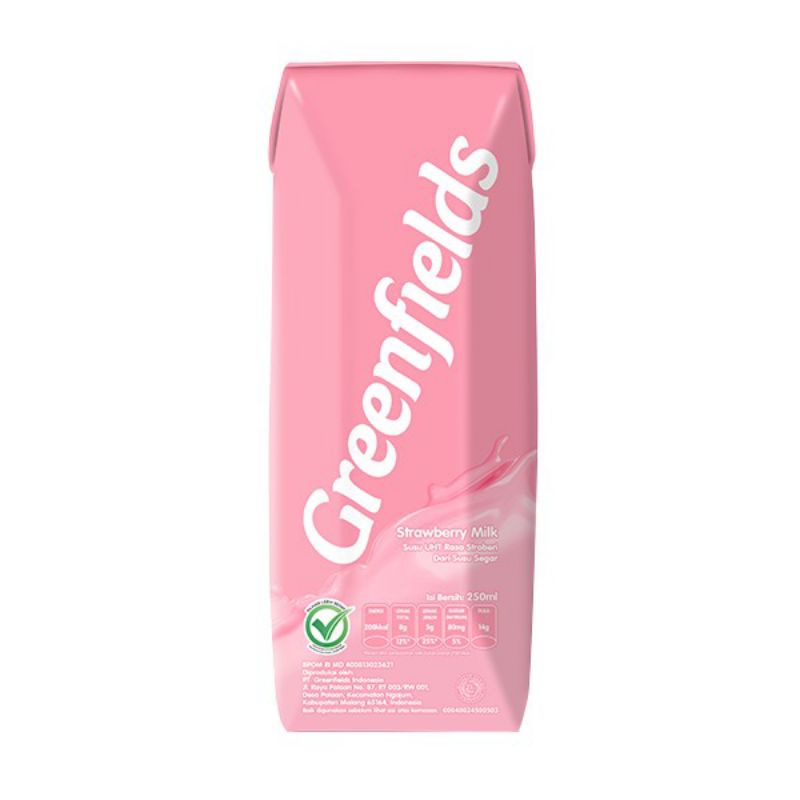

Greenfields Uht Strawberry 250 Ml