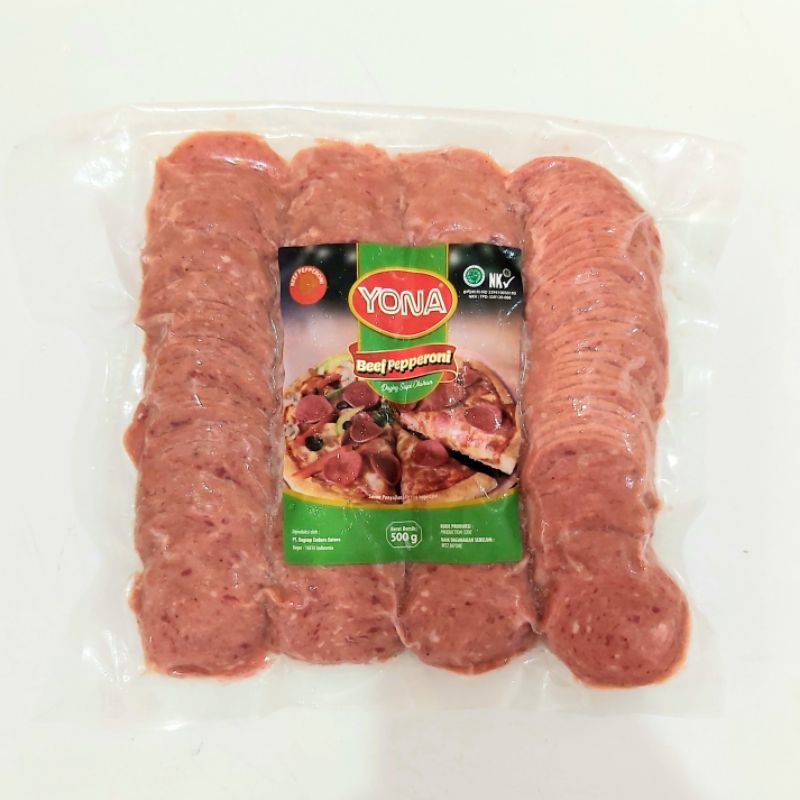 

Yona Beef Pepperoni 500gr