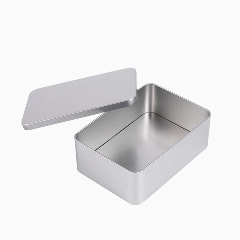 Quinton Tinplate Boxes Keys Kotak Kecil Warna Silver Metal Logam